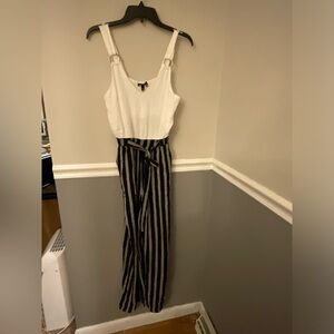 Derek Heart Tank Top Pant Romper Size S